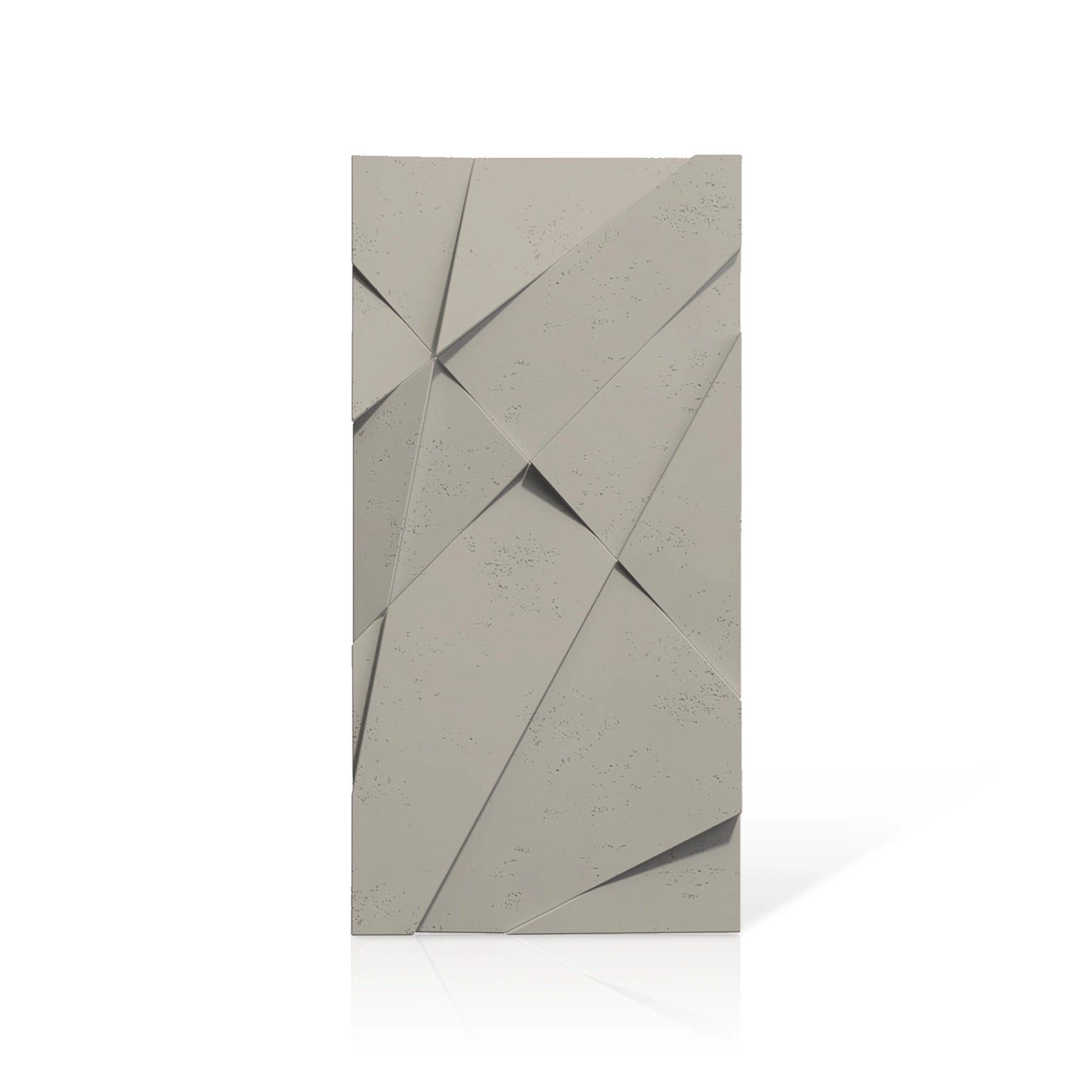 3D Concrete Wall Panels CRYSTAL colour swatch on white background DecorMania.eu